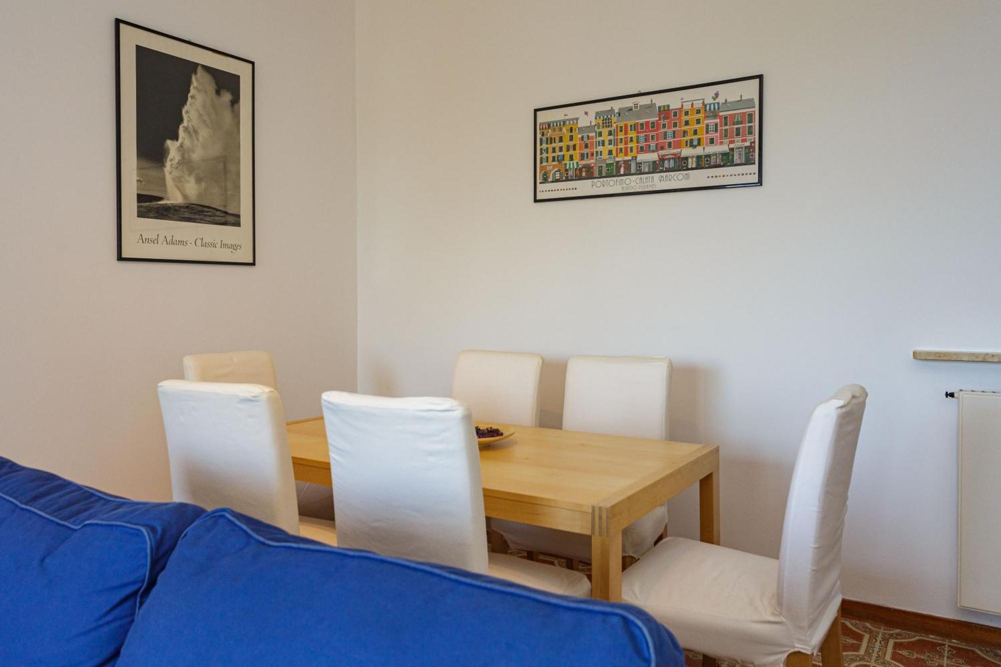 Casa Anna Sea view, Pool, Parking&wifi Apartment Rapallo Bagian luar foto